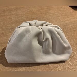 Anthropologie White Fabric Bag